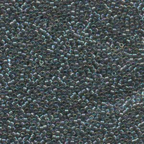 Miyuki 10/0 Delica Bead - DBM0179 - Transparent Light Grey AB - 100gm Bag