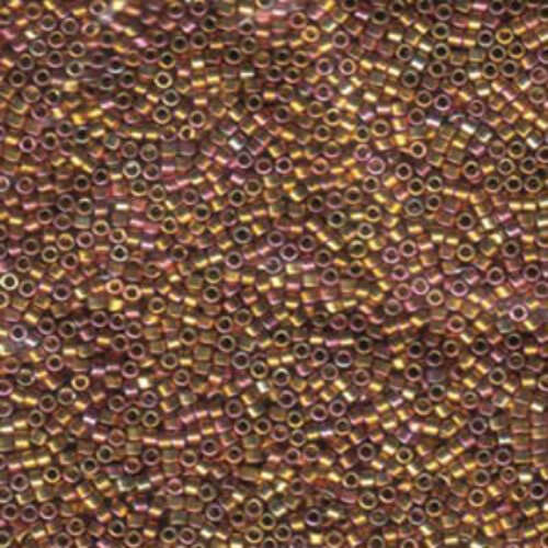 Miyuki 10/0 Delica Bead - DBM0501 - 24KT Gold Iris - 50gm Bag