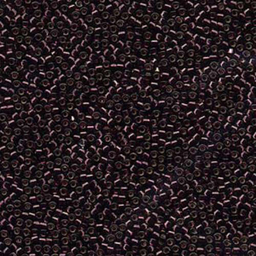 Miyuki 10/0 Delica Bead - DBM0611 - Silver Lined Dyed Wine - 100gm Bag