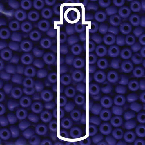 Miyuki 6/0 Rocaille Bead - 6-9414F - Matte Opaque Cobalt - 20gm Tube