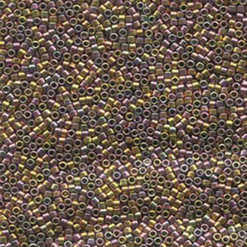 Miyuki 11/0 Delica Bead - DB507 - Pink Gold AB - 50gm Bag