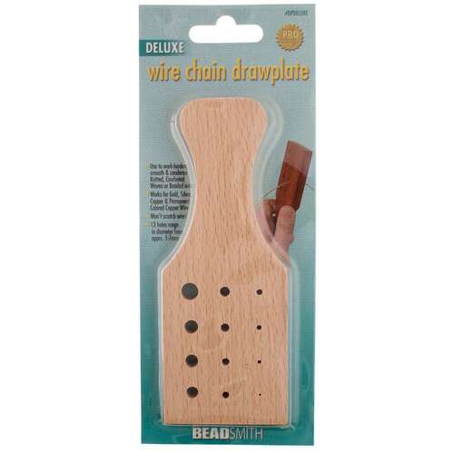 Wooden Wire Chain Drawplate - 12 Holes - DPDELUXE