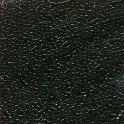 Miyuki 10/0 Delica Bead - DBM0010 - Black - 100gm Bag