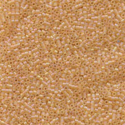 Miyuki 10/0 Delica Bead - DBM0852 - Matte Cantalope AB - 100gm Bag