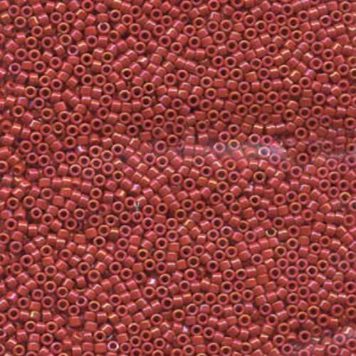 Miyuki 10/0 Delica Bead - DBM0214 - Opaque Red Luster - 100gm Bag