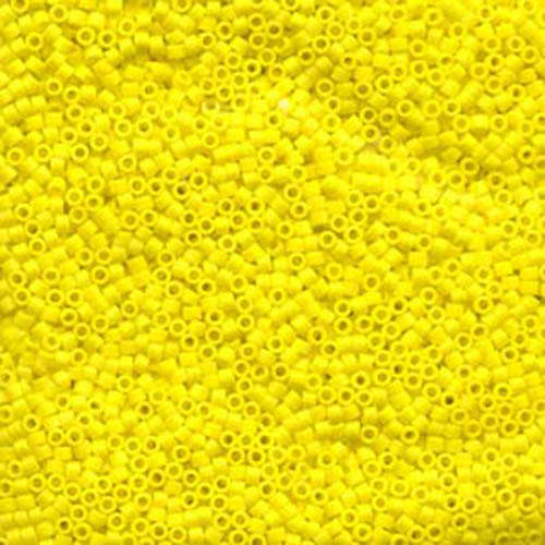 Miyuki 11/0 Delica Bead - DB751 - Matte Opaque Yellow - 100gm Bag