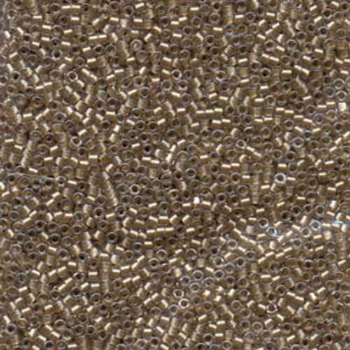 Miyuki 10/0 Delica Bead - DBM0907 - Sparkling Light Bronze Light Crystal - 100gm Bag
