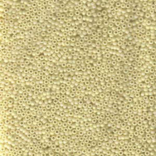 Miyuki 15/0 Rocaille Bead - 15-9492FR - Matte Opaque Cream AB - 250gm Bag