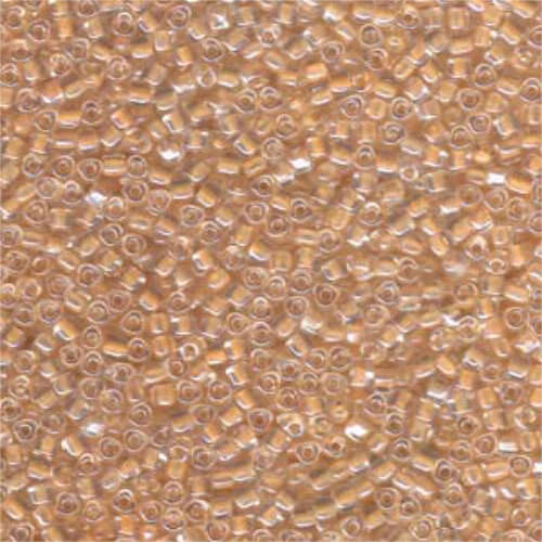 Miyuki 10/0 Triangle Bead - TR10-1131 - Tawny Lined Crystal - 250gm Bag