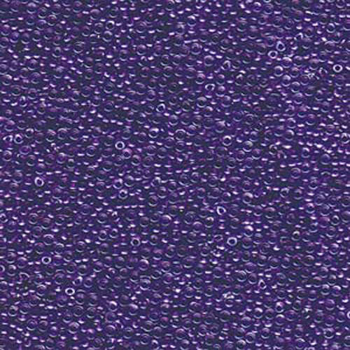 Miyuki 15/0 Rocaille Bead - 15-91558 - Sparkle Violet Lined Crystal - 250gm Bag