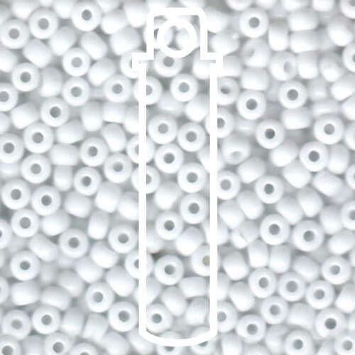 Miyuki 6/0 Rocaille Bead - 6-9402 - Opaque White - 20gm Tube