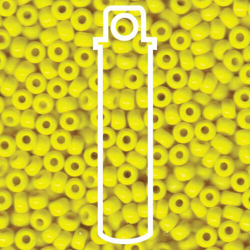 Miyuki 6/0 Rocaille Bead - 6-9404 - Opaque Yellow - 20gm Tube