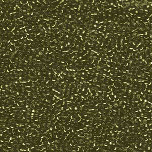 Miyuki 15/0 Rocaille Bead - 15-91423 - Silver Lined Khaki - 250gm Bag