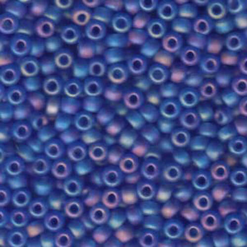 Miyuki 6/0 Rocaille Bead - 6-9150FR - Matte Transparent Sapphire AB - 250gm Bag