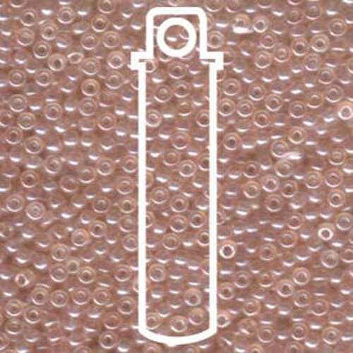 Miyuki 8/0 Rocaille Bead - 8-9366 - Shell Pink Luster - 22gm Tube