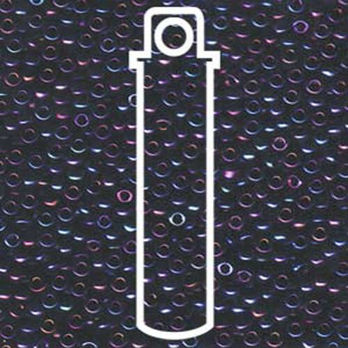 Miyuki 8/0 Rocaille Bead - 8-9452 - Metallic Dark Blue Iris - 22gm Tube