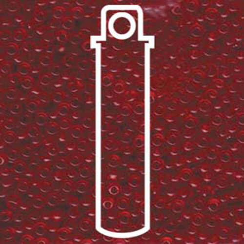 Miyuki 8/0 Rocaille Bead - 8-9141 - Transparent Ruby - 22gm Tube