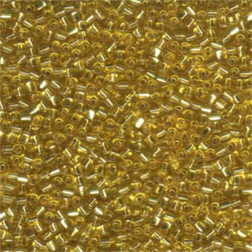 Miyuki 10/0 Triangle Bead - TR10-1102 - Silver Lined Gold - 250gm Bag