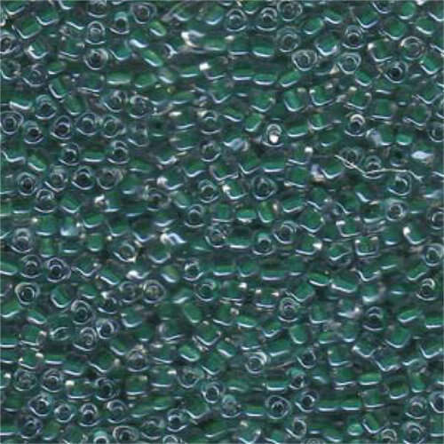 Miyuki 8/0 Triangle Bead - TR8-1117 - Teal Lined Crystal - 250gm Bag
