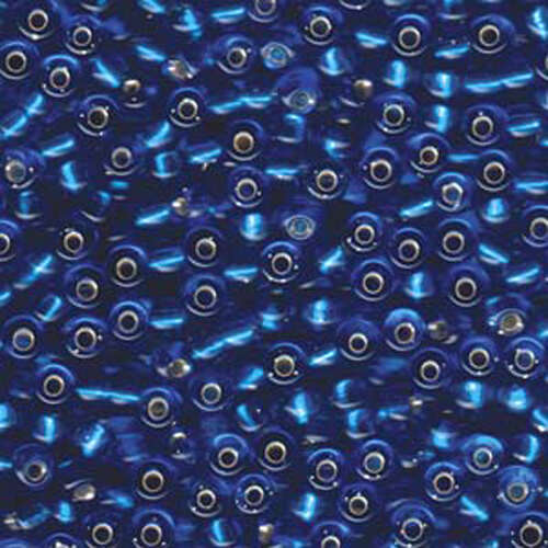 Miyuki 6/0 Rocaille Bead - 6-9150S - Silver Lined Sapphire - 250gm Bag