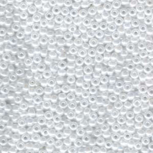 Miyuki 8/0 Rocaille Bead - 8-9528 - White Ceylon - 250gm Bag