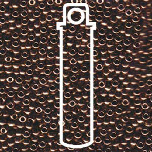 Miyuki 8/0 Rocaille Bead - 8-9457 - Metallic Dark Bronze - 22gm Tube
