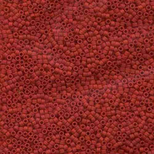 Miyuki 11/0 Delica Bead - DB753 - Matte Opaque Dark Red - 100gm Bag