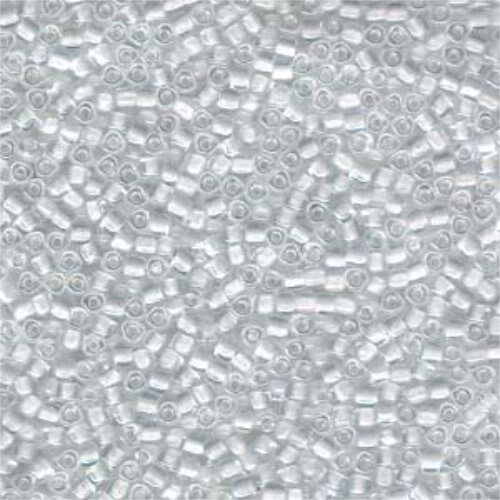 Miyuki 10/0 Triangle Bead - TR10-1104 - White Lined Crystal - 250gm Bag
