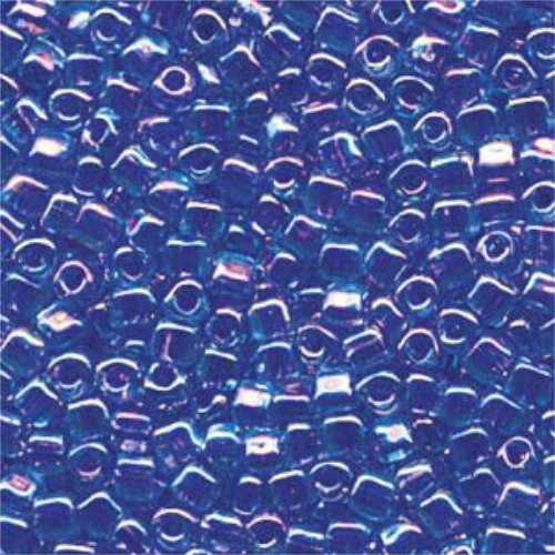 Miyuki 10/0 Triangle Bead - TR10-1829 - Light Blue Lined Purple - 250gm Bag