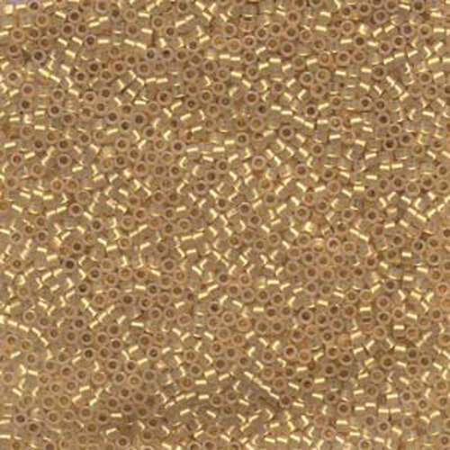Miyuki 11/0 Delica Bead - DB230 - Lined 24KT Gold / Cream - 100gm Bag