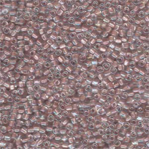 Miyuki 10/0 Triangle Bead - TR10-1134 - Pale Rose Lined Crystal - 250gm Bag