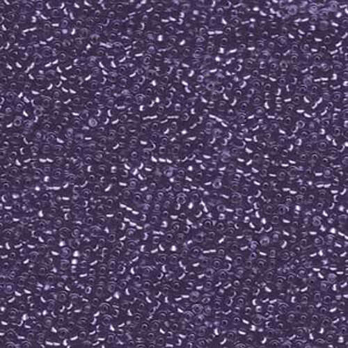 Miyuki 15/0 Rocaille Bead - 15-91426 - Silver Lined Dark Purple - 250gm Bag