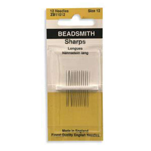 John James - English Sharps Needles - 12 Pack Size 12 - ZB11012