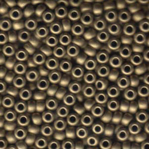 Miyuki 6/0 Rocaille Bead - 6-91255 - Metallic Matte Bronze - 250gm Bag