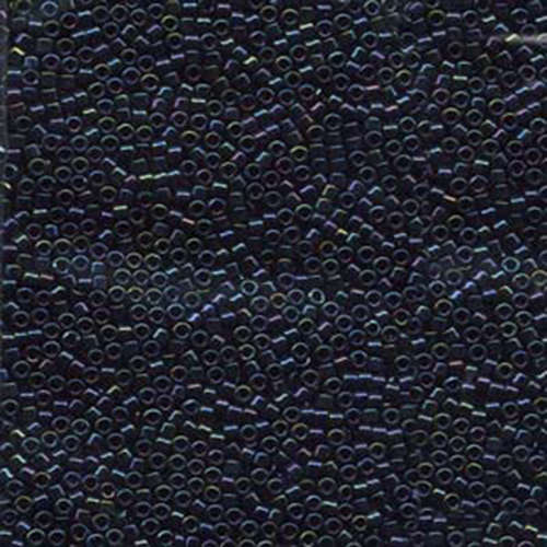 Miyuki 11/0 Delica Bead - DB002 - Blue Iris - 100gm Bag