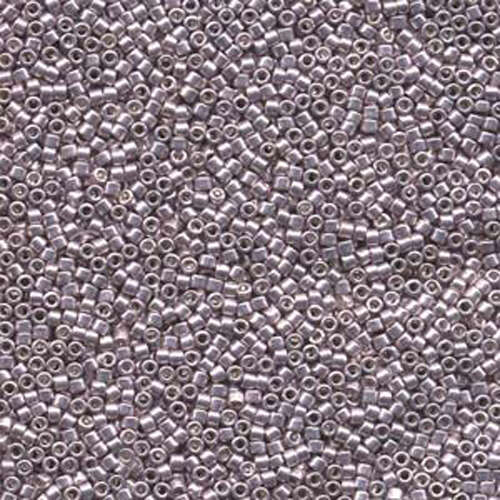 Miyuki 11/0 Delica Bead - DB429 - Galvanized Dyed Pale Lavender - 100gm Bag