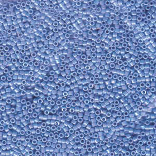Miyuki 11/0 Delica Bead - DB1250 - Transparent Azure AB - 100gm Bag