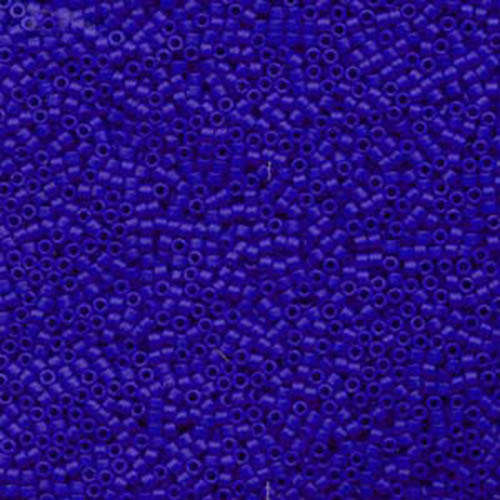 Miyuki 11/0 Delica Bead - DB756 - Matte Opaque Royal Blue - 100gm Bag