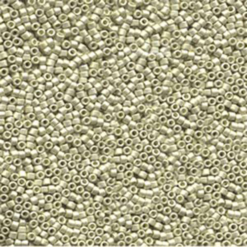 Miyuki 11/0 Delica Bead - DB1151 - Galvanized Semi-Frost Silver - 100gm Bag