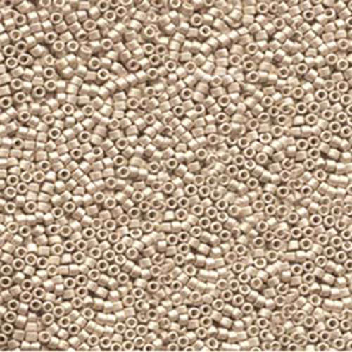Miyuki 11/0 Delica Bead - DB1152 - Galvanized Semi-Frost Champagne - 100gm Bag