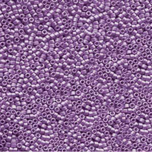 Miyuki 11/0 Delica Bead - DB1174 - Galvanized Matte Eggplant - 100gm Bag