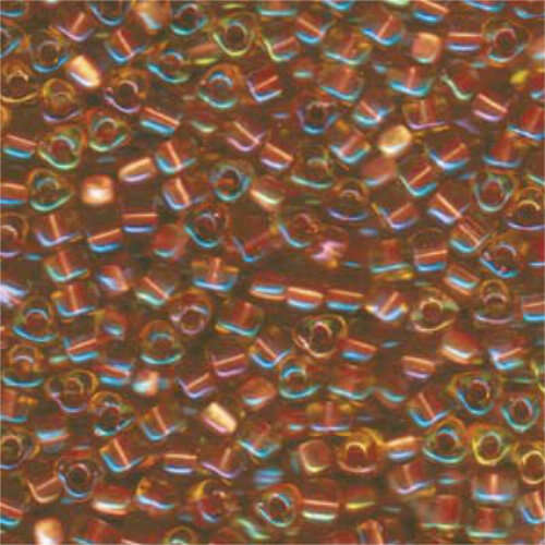 Miyuki 5/0 Triangle Bead - TR5-1166 - Rose Lined Topaz AB - 250gm Bag