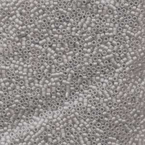 Miyuki 11/0 Delica Bead - DB1271 - Matte Transparent Grey Mist - 100gm Bag