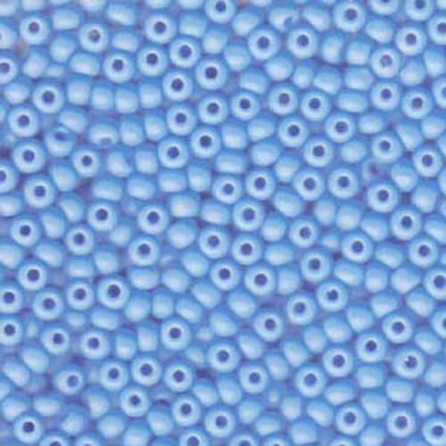 Miyuki 8/0 Rocaille Bead - 8-9413F - Matte Opaque Turquoise Blue - 250gm Bag