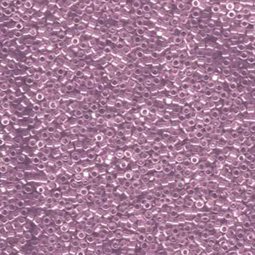 Miyuki 11/0 Delica Bead - DB1224 - Transparent Mauve Luster - 100gm Bag