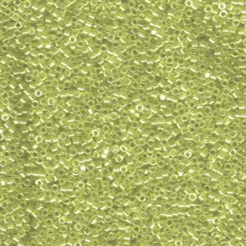 Miyuki 11/0 Delica Bead - DB1226 - Transparent Lime Luster - 100gm Bag