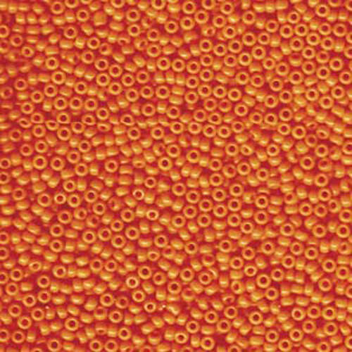 Miyuki 11/0 Rocaille Bead - 11-9406L - Opaque Light Orange - 250gm Bag