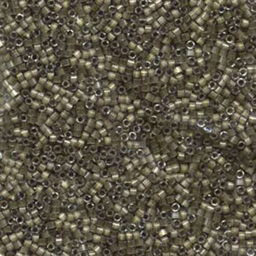 Miyuki 11/0 Delica Bead - DB671 - Silver Lines Variegated Taupe - 100gm Bag