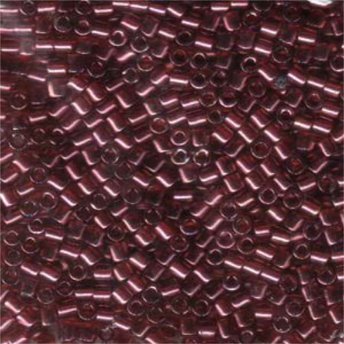 Miyuki 8/0 Delica Bead - DBL-0116 - Transparent Metallic Red Luster - 100gm Bag