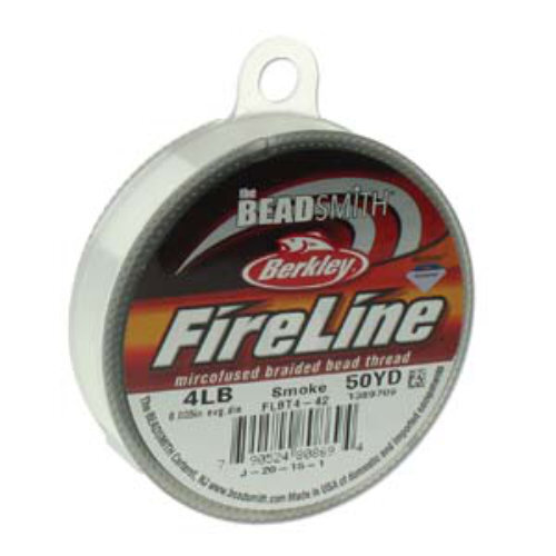 Fireline - 4LB .005" / .12mm Smoke Grey - 50 yd / 45m Roll - FL04SG50